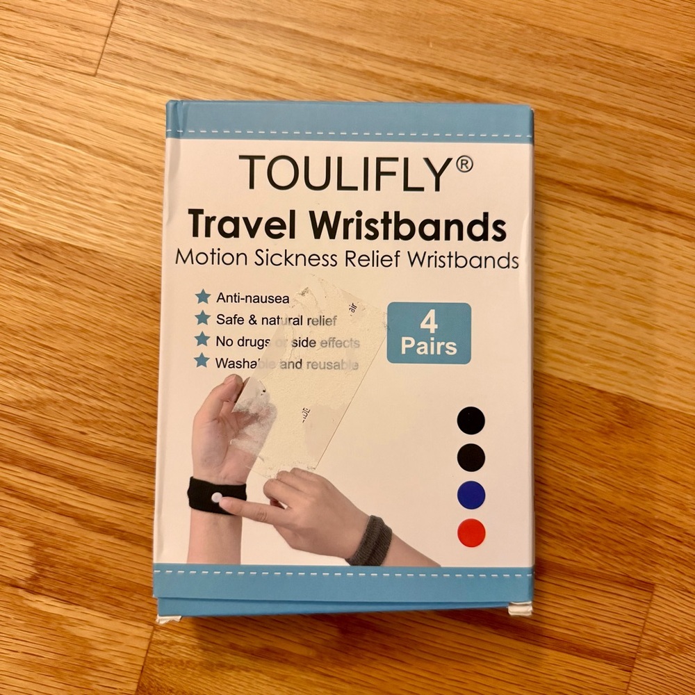 TOULIFLY Travel Motion Sickness Wristbands